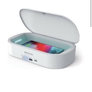 UV phone sterilizer and wireless charger
